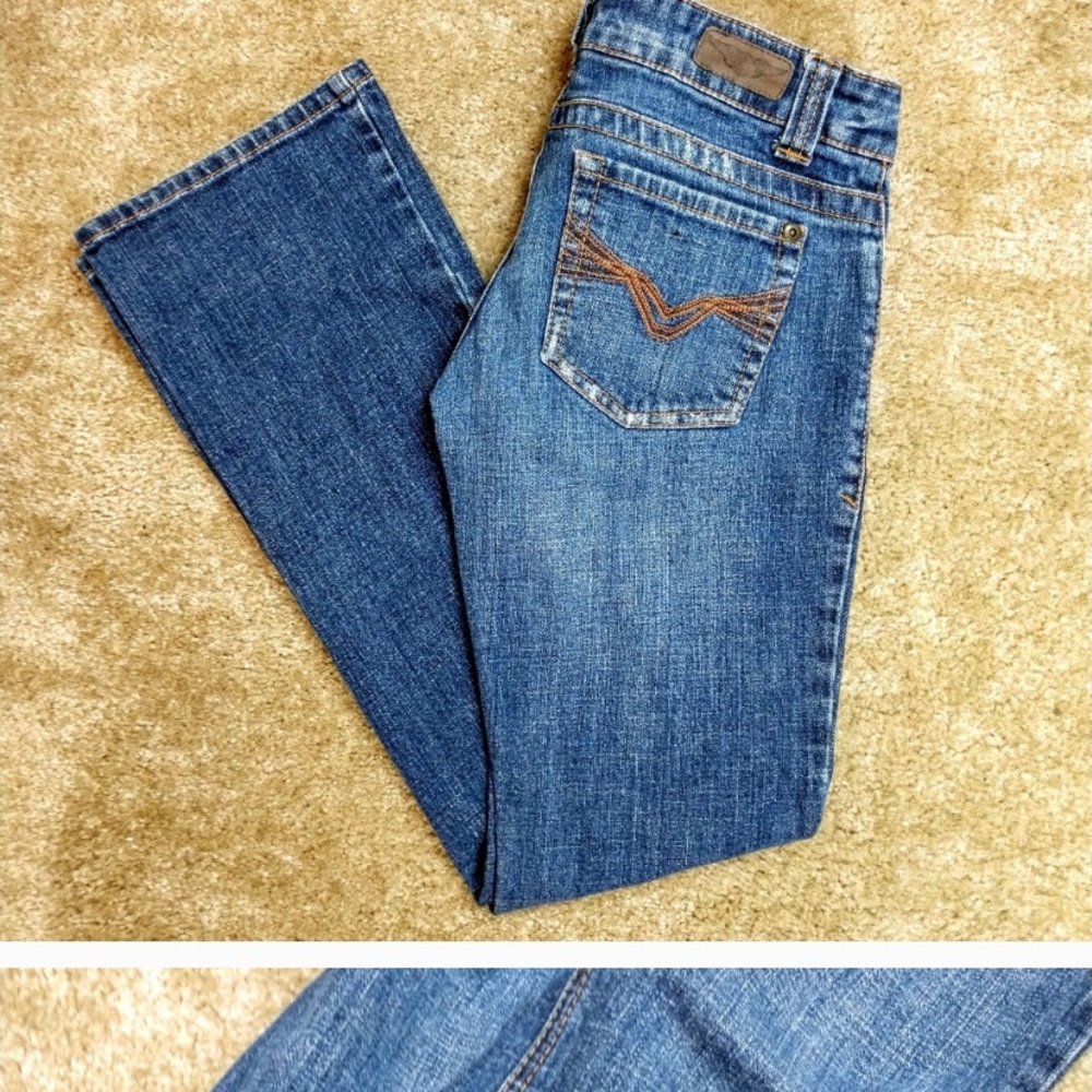 Harley-Davidson Straight Leg Jeans Sz 4-6 - Picture 4 of 8